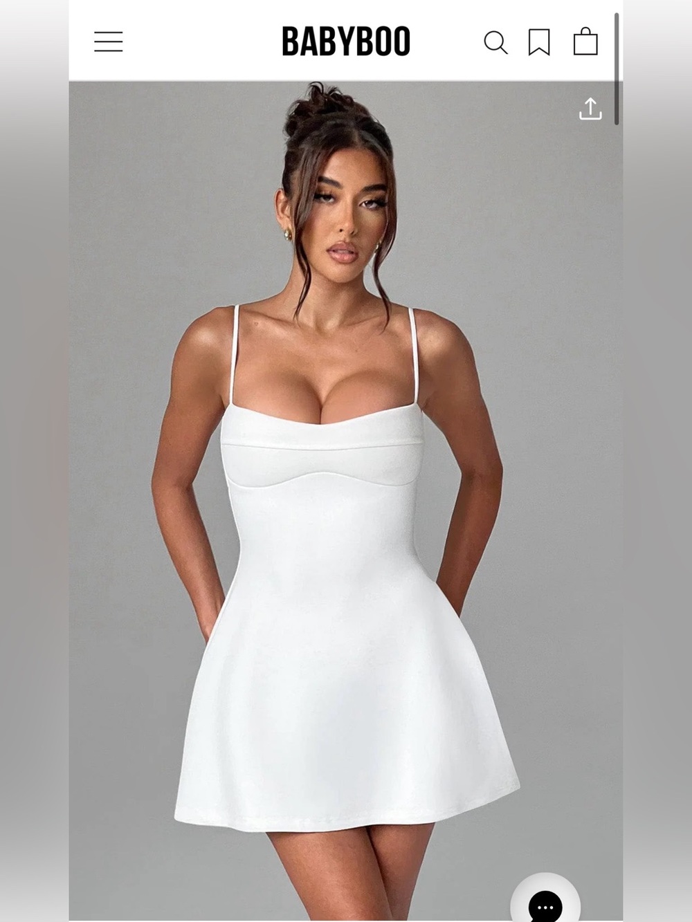 Babyboo Dakota Mini Dress - Ivory